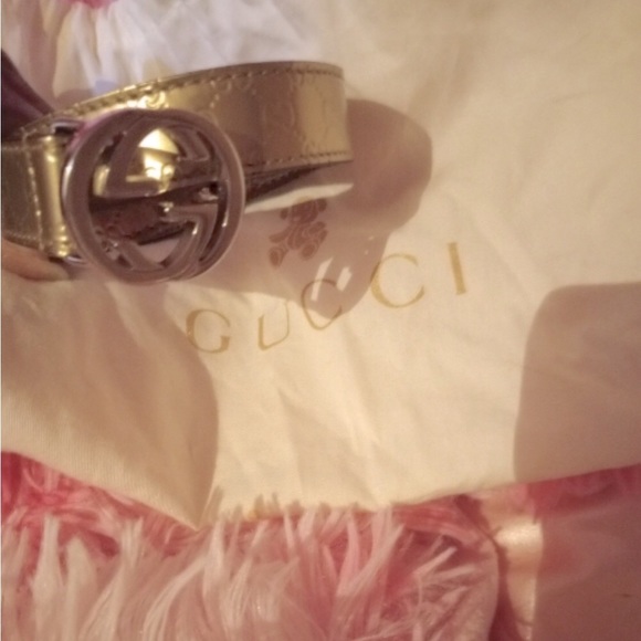 Authentic 💯 % Gucci Toddler Belt it’s 26 “ in length with Dust Bag 💕Lil Diva - Picture 10 of 13